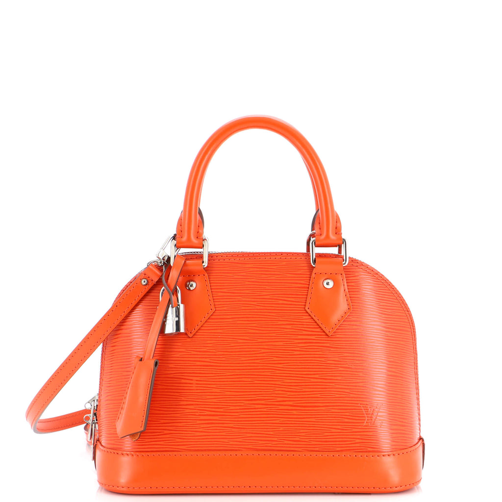 Louis Vuitton Alma Handbag Epi Leather BB Orange 221769403