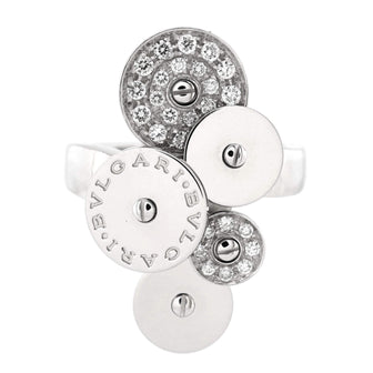 Bvlgari Cicladi Ring 18K White Gold with Diamonds