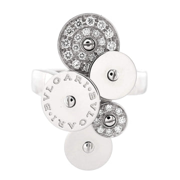 Bvlgari Cicladi Ring 18K White Gold with Diamonds