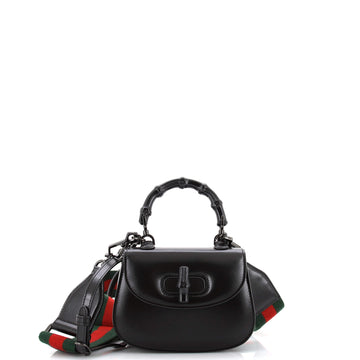 Gucci Bamboo 1947 Top Handle Bag Leather Mini