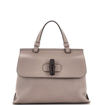 Gucci Bamboo Daily Top Handle Bag Leather Small