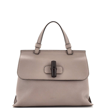 Gucci Bamboo Daily Top Handle Bag Leather Small