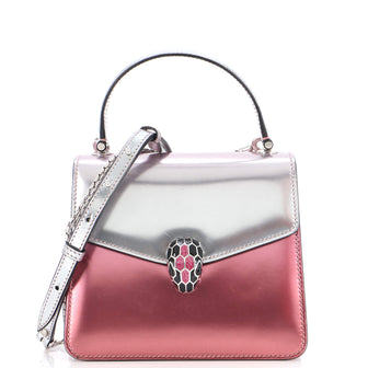Bvlgari Serpenti Top Handle Bag Patent Small