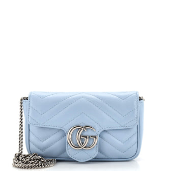 Gucci GG Marmont Flap Bag Matelasse Leather Super Mini