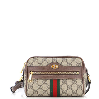 Gucci Ophidia Shoulder Bag GG Coated Canvas Mini