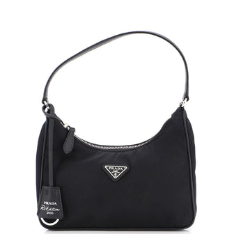 Prada Re-Edition 2005 Hobo Tessuto with Saffiano Leather Mini