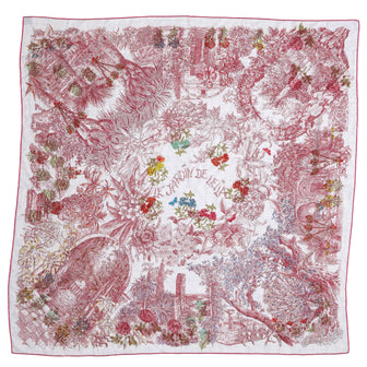 Hermes Women's Le Jardin de Leila Shawl Cashmere and Silk Blend 140