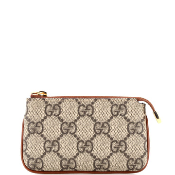 Gucci Key Pouch GG Coated Canvas