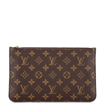 Louis Vuitton Neverfull Pochette Monogram Canvas Large
