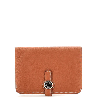 Hermes Dogon Compact Wallet Leather