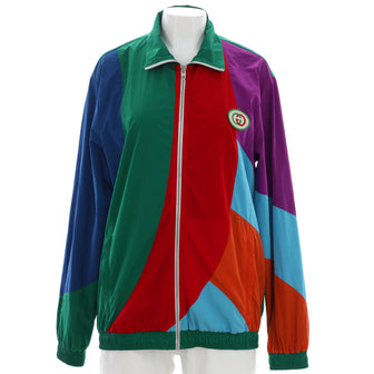 Gucci GG Colorblock Windbreaker Printed Polyamide