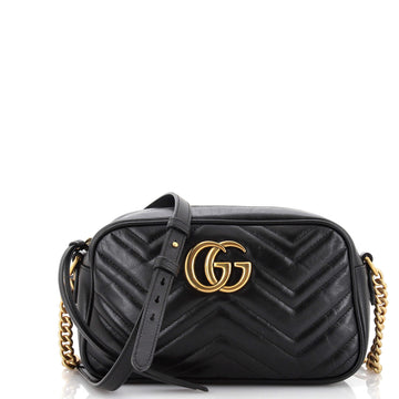 Gucci GG Marmont Shoulder Bag Matelasse Leather Small