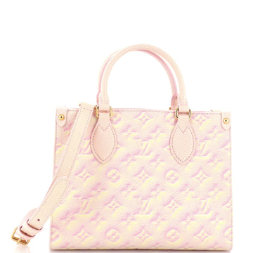 Louis Vuitton OnTheGo Tote Stardust Monogram Empreinte Leather PM