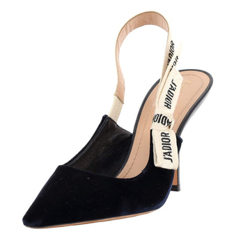 Christian Dior Women's J'Adior Slingback Pumps Velvet 100