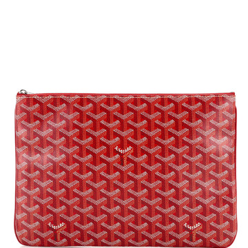 Goyard Senat Zip Pouch Coated Canvas MM