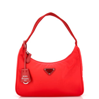 Prada Re-Edition 2000 Hobo Tessuto Mini