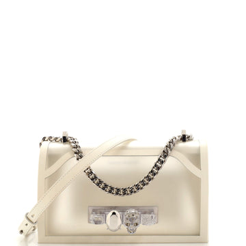 Alexander McQueen Jewelled Flap Satchel PVC Medium