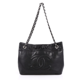 Chanel Timeless CC Soft Tote Caviar Medium Black 