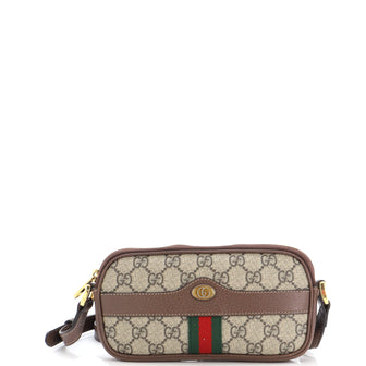 Gucci Ophidia Crossbody Bag GG Coated Canvas Mini