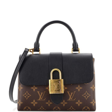 Louis Vuitton Locky Handbag Monogram Canvas with Leather BB