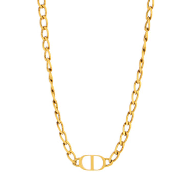 Christian Dior Petit CD Choker Necklace Metal