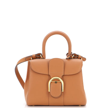 Delvaux Brillant Top Handle Bag Leather Mini
