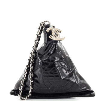 Chanel Bon Bon Pyramid Wristlet Patent Small