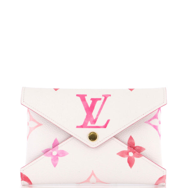 Louis Vuitton Kirigami Pochette By The Pool Monogram Watercolor Giant MM  Pink 2221491