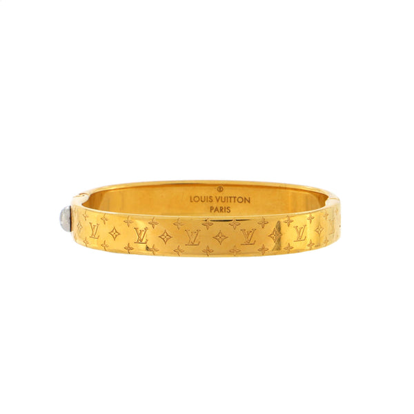 Louis Vuitton, Jewelry, Louis Vuitton Nanogram Bracelet 9 Gold