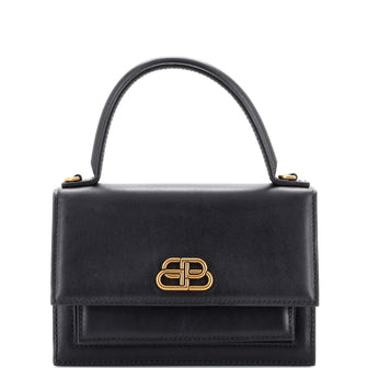 Balenciaga Sharp Top Handle Bag Leather XS