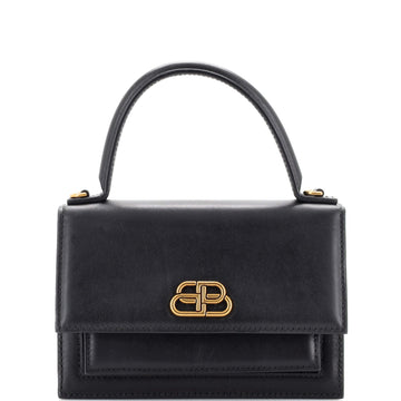 Balenciaga Sharp Top Handle Bag Leather XS