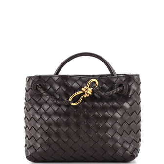 Bottega Veneta Andiamo Top Handle Bag Intrecciato Nappa Small