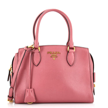 Prada Convertible Tote Cervo Leather Medium