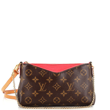 Louis Vuitton Pallas Clutch Monogram Canvas