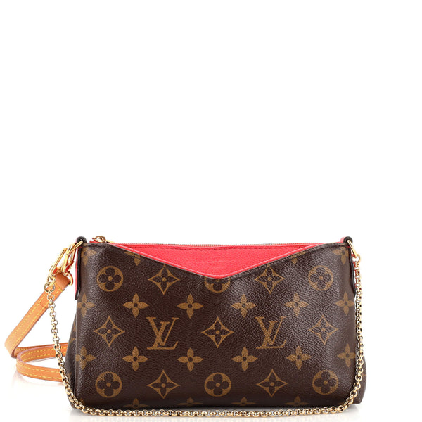 Louis Vuitton, Bags, Louis Vuitton Pallas Clutch Monogram Shoulder Bag