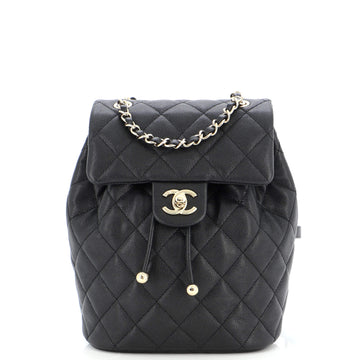 Chanel Urban Spirit NM Backpack Quilted Caviar Mini