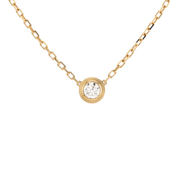 Cartier D'Amour Pendant Necklace 18K Yellow Gold with Diamond Large