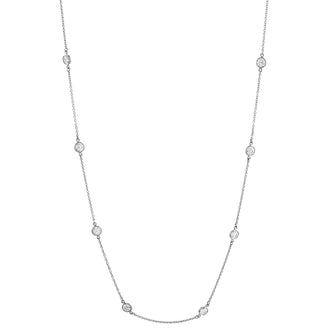 Tiffany & Co. Elsa Peretti Diamonds By The Yard 20 Stone Necklace Platinum and Diamonds