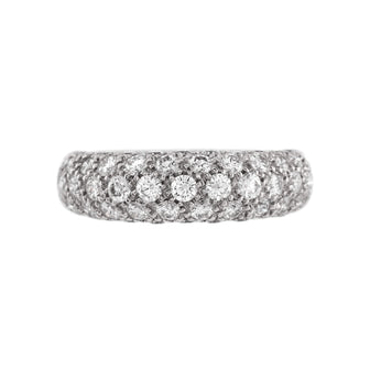 Cartier Etincelle de Cartier Band Ring 18K White Gold with Diamonds