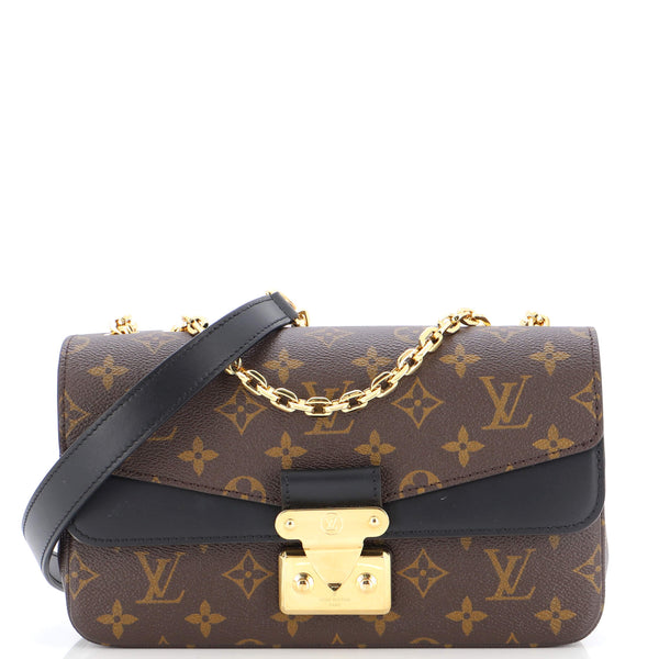 Louis Vuitton Marceau Handbag Monogram Canvas with Leather Brown