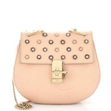 Chloe Drew Crossbody Bag Embellished Leather Small
