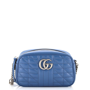 Gucci GG Marmont Shoulder Bag Mixed Matelasse Leather Small