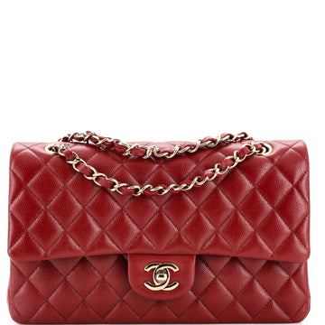 Chanel Classic Double Flap Bag Quilted Caviar Medium