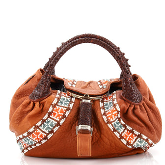 Fendi Spy Bag Beaded Leather
