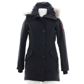 Canada Goose Women’s Rossclair Hooded Parka Polyester Blend with Down and Fur