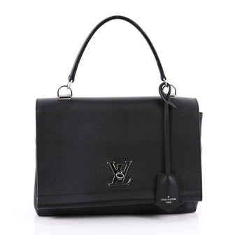 Louis Vuitton Lockme II Bag Leather Black 2224201