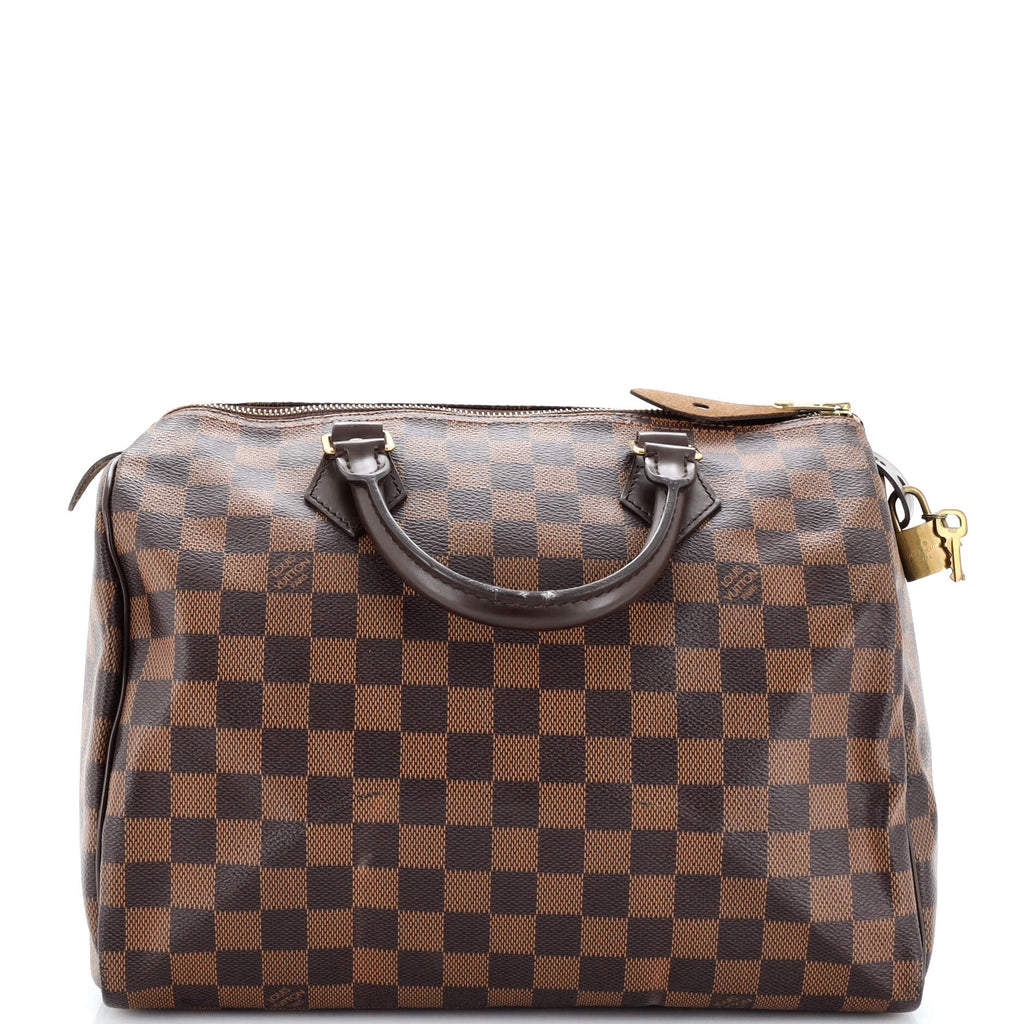 Louis Vuitton Speedy Handbag Damier 30 Brown 2224458