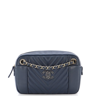 Chanel Daily Chevron Camera Bag Chevron Calfskin Small