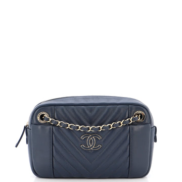 Chanel Daily Chevron Camera Bag Chevron Calfskin Small