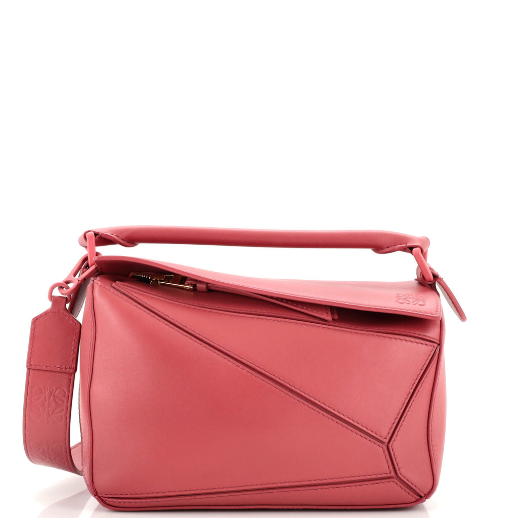 Loewe Puzzle Bag Leather Mini Pink 2227171